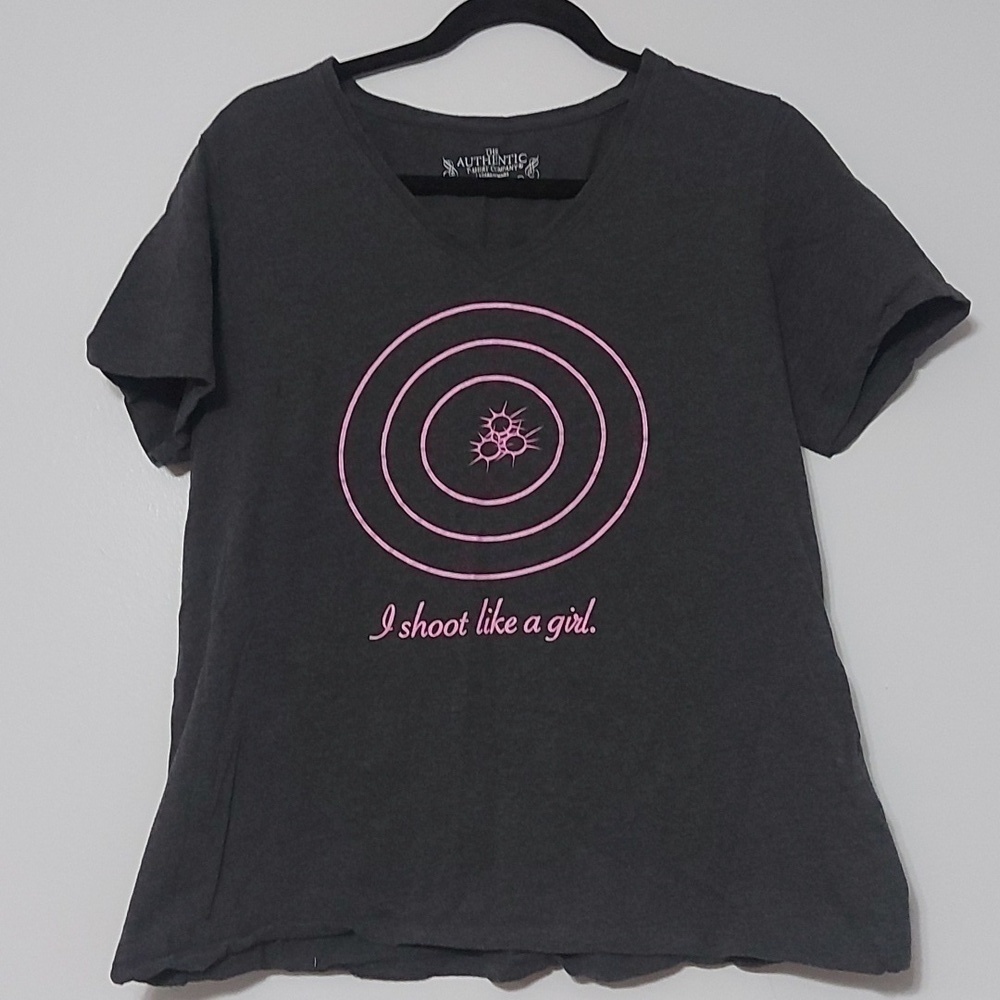 3/$10GIRLY gun hear , I shoot like a girl XL